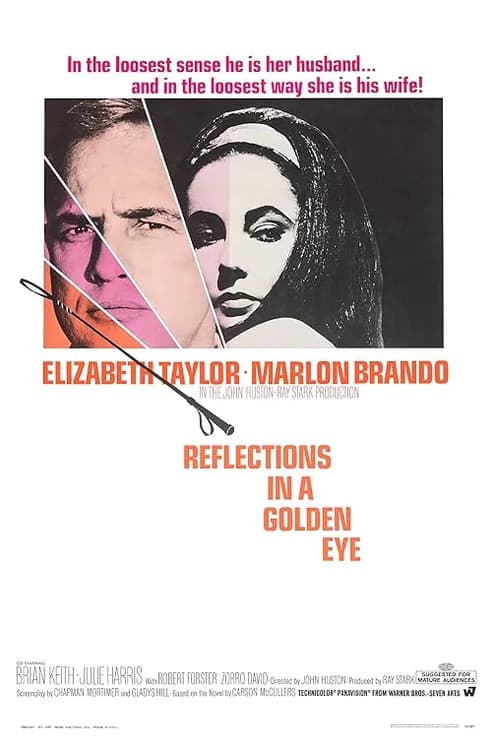 Reflections in a Golden Eye film posteri