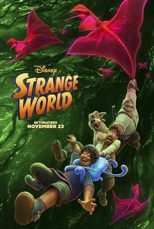 Strange World film posteri