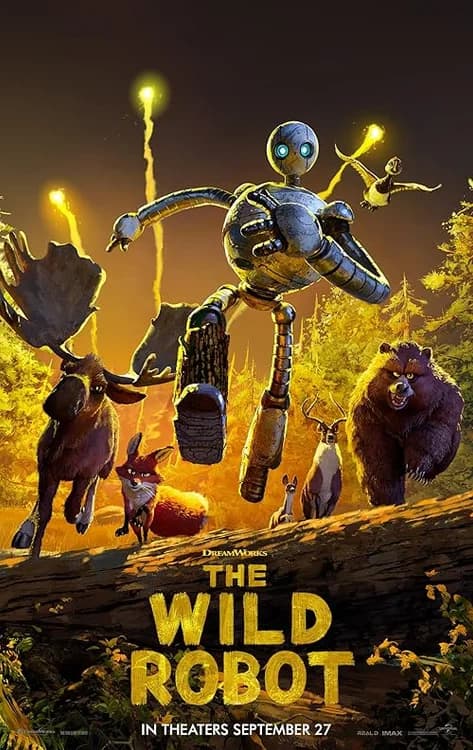 The Wild Robot film posteri